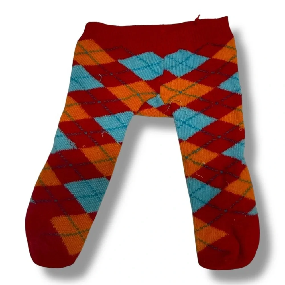 American Girl Bitty Twins Aqua‎ Argyle Meet Outfit 2010 Tights Diaper HTF